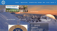 Desktop Screenshot of mhssz.hu